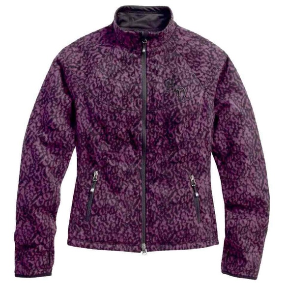 harley davidson windproof fleece jacket